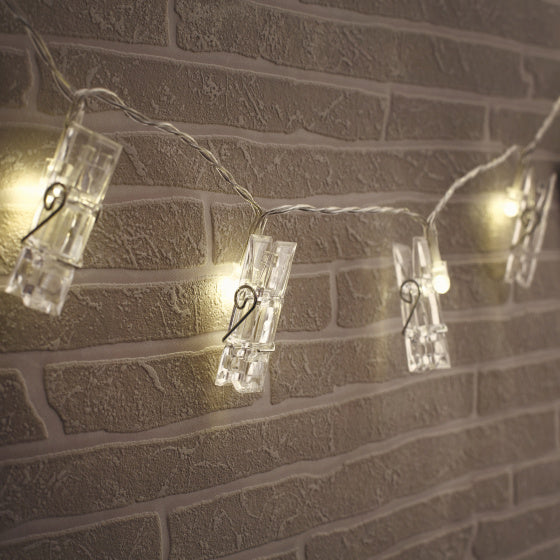 lichtsnoer Photo Clips led 213 cm transparant