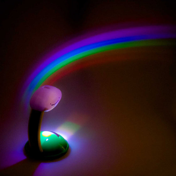 led-projector USB/batterij regenboog 16,5 cm PVC