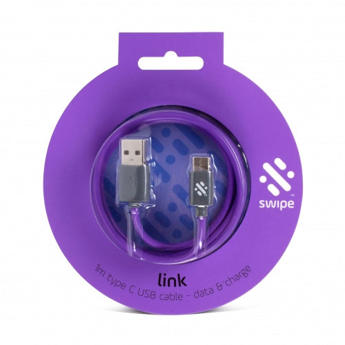 Link type C kabel paars 1 m