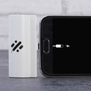 Mini-noodoplader voor iPhone wit