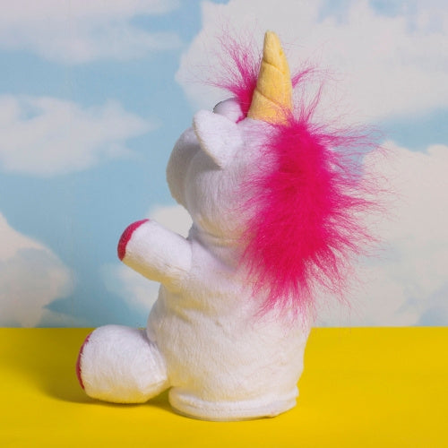 speelfiguur Eenhoorn 23 cm meisjes wit/roze