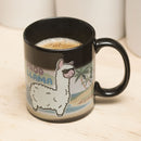 mok No ProbLlama warmte verkleurend 375 ml zwart