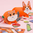 klei Maak je eigen huisdier junior oranje 5-delig