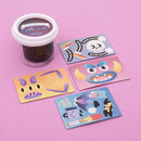 klei Maak je eigen monster junior zwart 5-delig