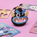 klei Maak je eigen monster junior zwart 5-delig