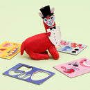 knutselset Vorm je eigen Llama 7 cm rood