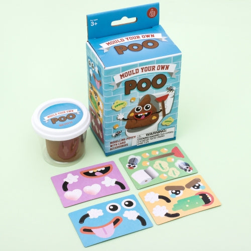 klei Maak je eigen poep junior bruin 5-delig