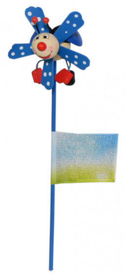 windmolen 26,5 cm  hout