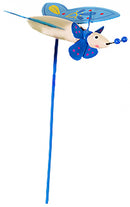windmolen vlinder junior 48,5 cm hout blauw