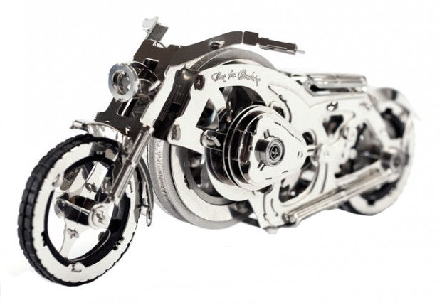 modelbouwset Chrome Rider staal 90-delig