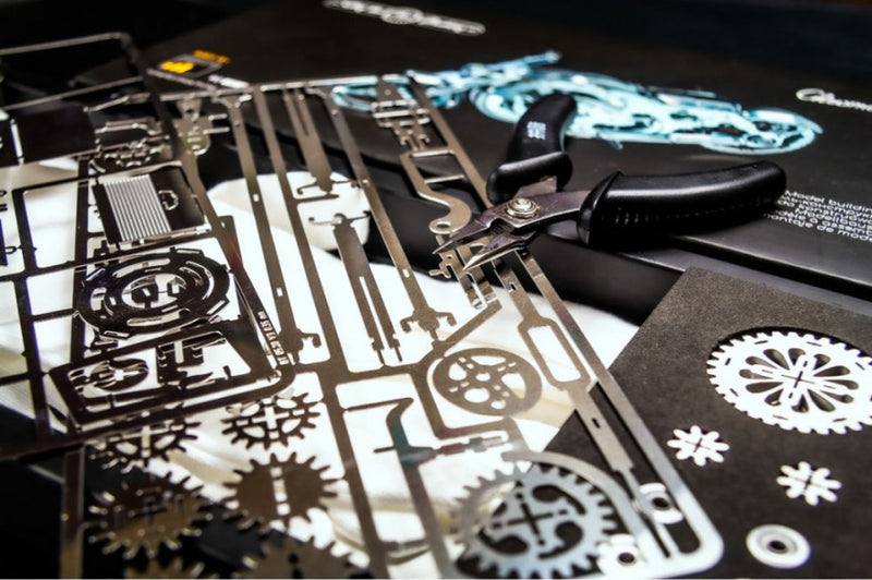 modelbouwset Chrome Rider staal 90-delig