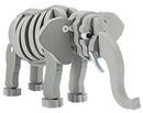 Toi-toys 3D Puzzel Olifant Junior 31,5 Cm Foam Grijs 75-delig