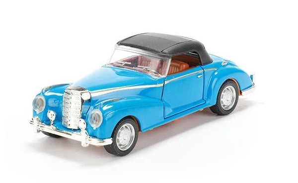 auto Classic junior 12 x 6,5 cm pullback diecast blauw
