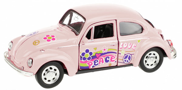 auto Volkswagen Beetle peace 10,5 cm crème