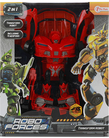 autorobot Roboforces junior 26 cm rood 5-delig