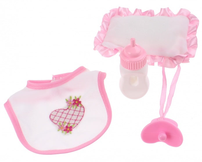 babypop Baby Cute 40 cm 3-delig cupcake roze