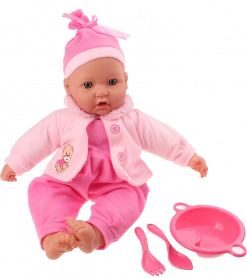 babypop met accessoires - beer