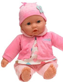 babypop met accessoires - hartjes