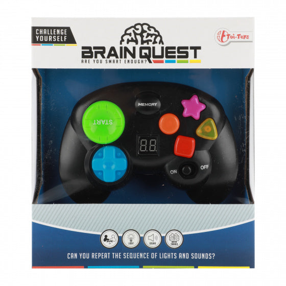 behendigheidsspel Brainquest junior 12 x 7 cm zwart