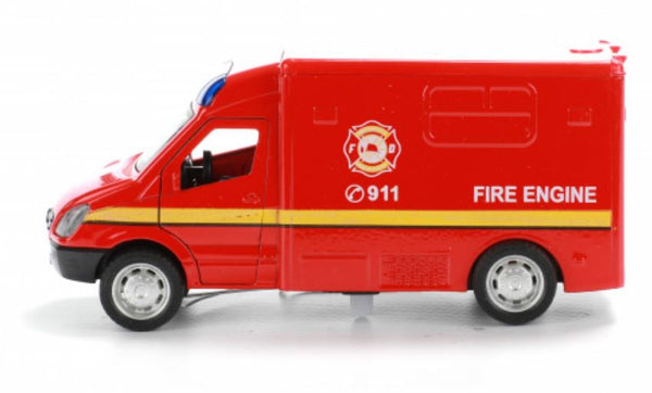 brandweerwagen Emergency Series 16 cm die-cast rood