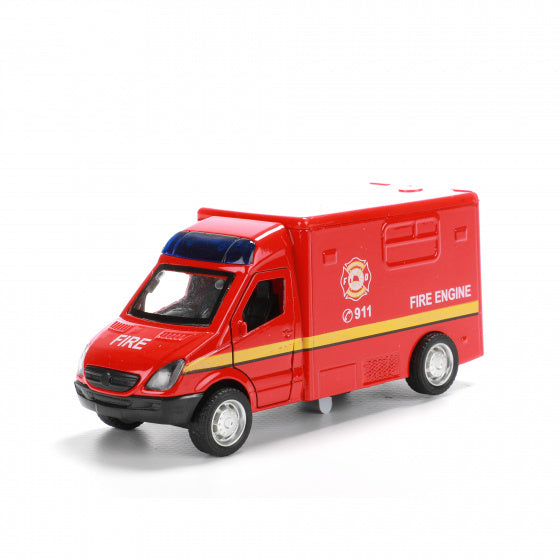 brandweerwagen Emergency Series 16 cm die-cast rood