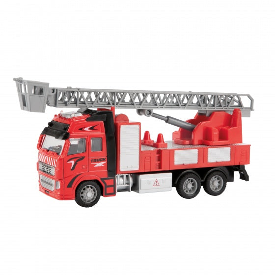 Metal Brandweerwagen 1:38 Rood 12CM