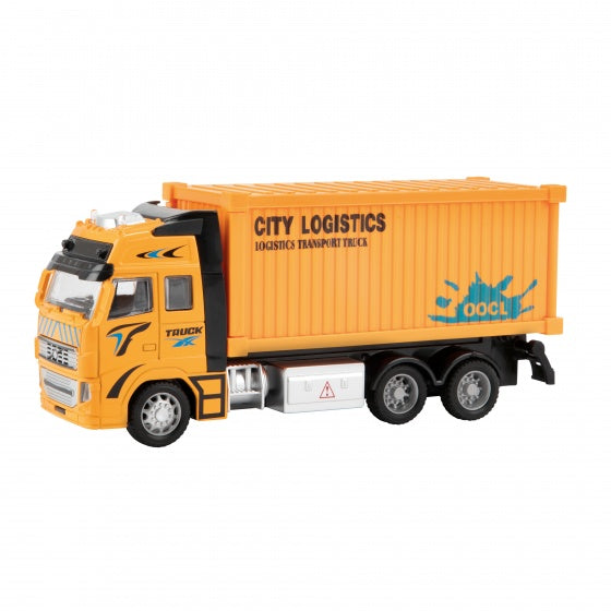 Metal Pull-back Container Vrachtwagen 1:38