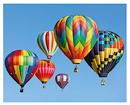 diamond painting luchtballon 40 x 50 cm canvas