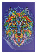 diamond painting notitieboekje leeuw 20,5 cm papier