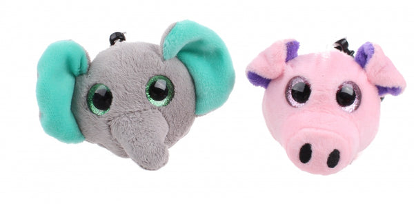 dieren sleutelhangers olifant en varken 5 cm