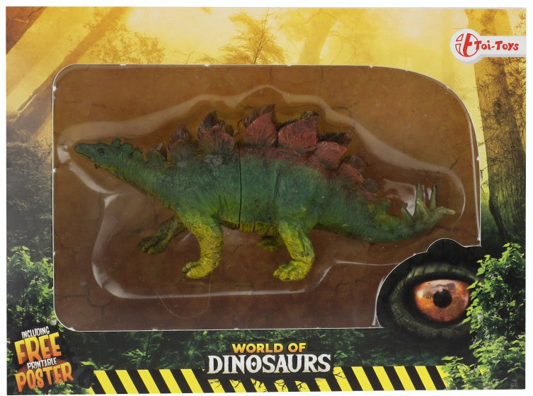 dinosaurus stegosaurus groen 20 cm