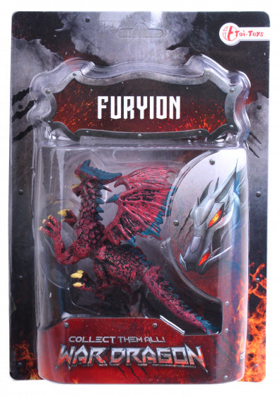 draak Furyion junior 8 cm rood
