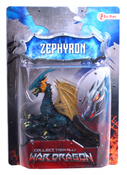 draak Zephyron junior 8 cm blauw