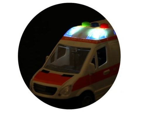 Duitse ambulance frictie met licht en geluid