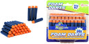 Foam Blaster navulset 30 stuks blauw/oranje