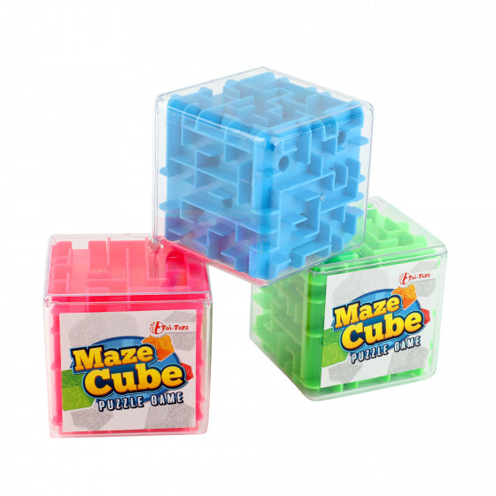 Geduldspel puzzel doolhof junior roze