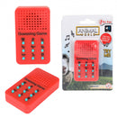 breinbreker Army Memory junior 6 x 4 cm rood/zwart