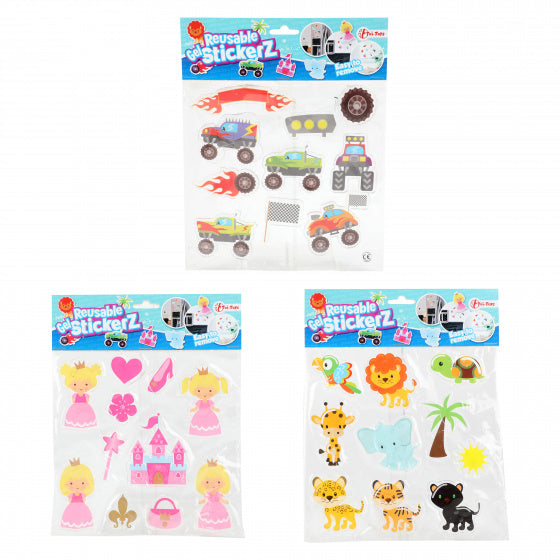 gelstickers Reusable prinsessen meisjes 10-delig