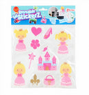 gelstickers Reusable prinsessen meisjes 10-delig