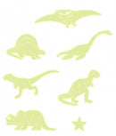 glow in the dark dinosaurus muurstickers 24 stuks