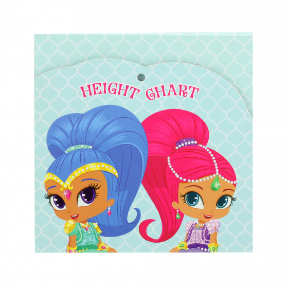 groeimeter Shimmer & Shine meisjes 60-150 cm blauw