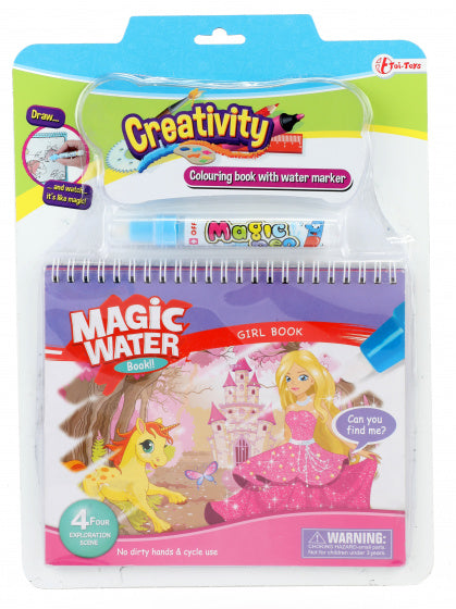 Creativity Kleuren met Water Prinses met Stift