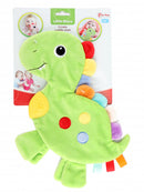 knisperdoekje dino junior pluche 35 cm groen