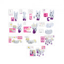 knutselpuzzel paard junior 25,8 cm wit 59-delig