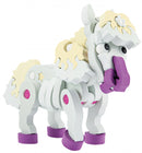 knutselpuzzel paard junior 25,8 cm wit 59-delig