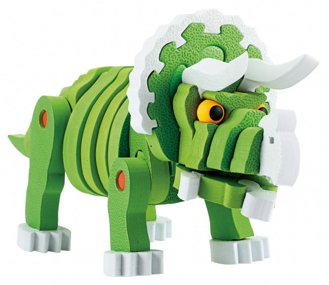 Toi-toys Knutselpuzzel Tricera Junior 25,8 Cm Groen 59-delig