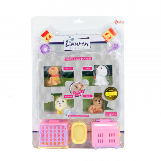 Lauren Deluxe Puppies in Koffer + Geluid