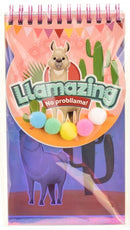 Llamazing lama notitieboekje 19 cm