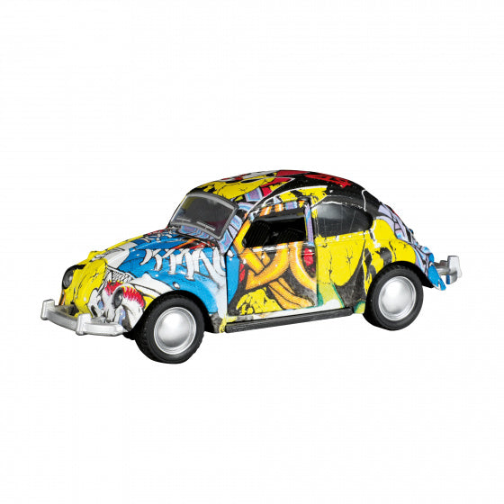 auto Volkswagen Kever jongens pull-back graffiti