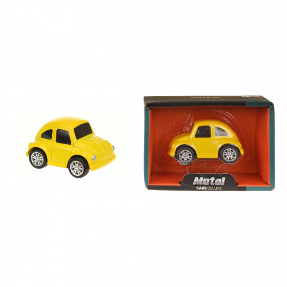 Kever Metal junior 6 cm geel